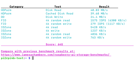 benchmark\u3000スコア645
