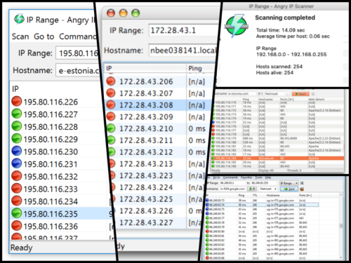 arpコマンドのようにWi-Fi内のIPを探すソフト「Angry IP Scanner」