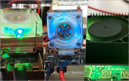 ラズパイ4のCPUを50℃以下で運用可能なICE Tower Cooling Fan