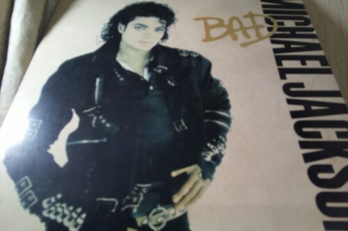 マイケル・ジャクソンのアルバム「BAD」のレコードジャケット