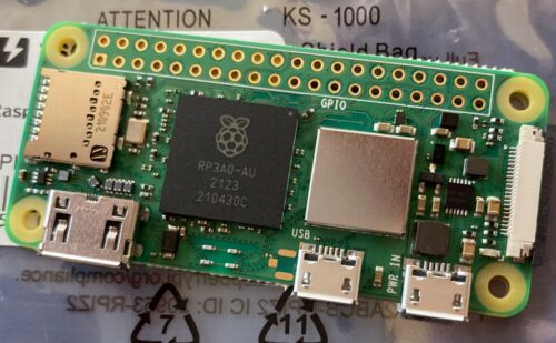 Raspberry Pi Zero 2 Wのファーストインプレッション