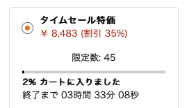 当時のRaspberry Piセット品タイムセール価格