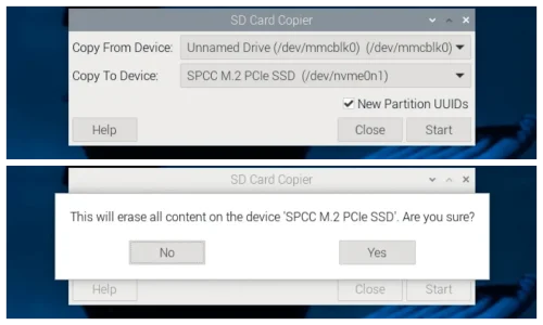 SSDドライブ専用ケースのRaspberry Pi OSを再インストールする方法