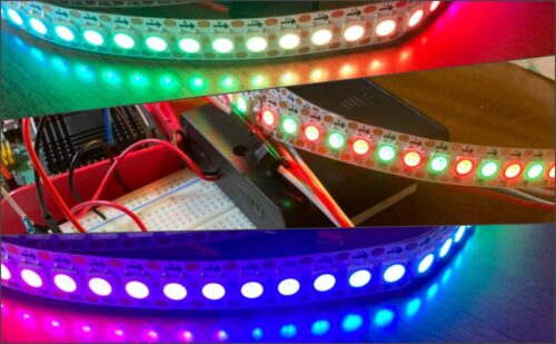 Raspberry Piとws2812対応RGB LEDテープの習作