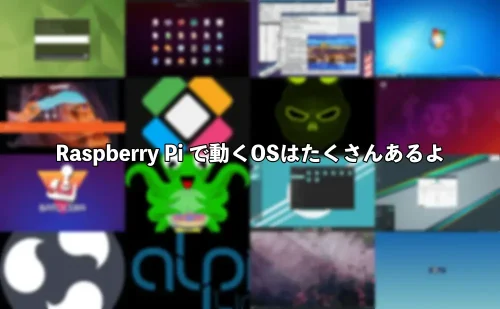 Raspberry Pi で動くOSはたくさんあるよ【2022年】