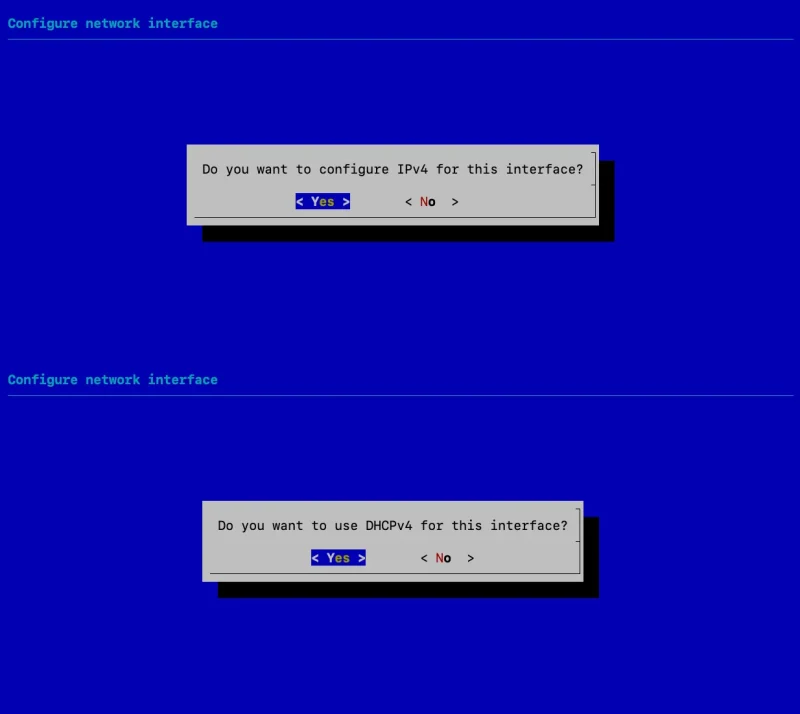 omv change net interface
