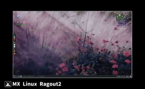 ラズパイで動くMX Linux がメジャーアップ、Ragout2(beta)