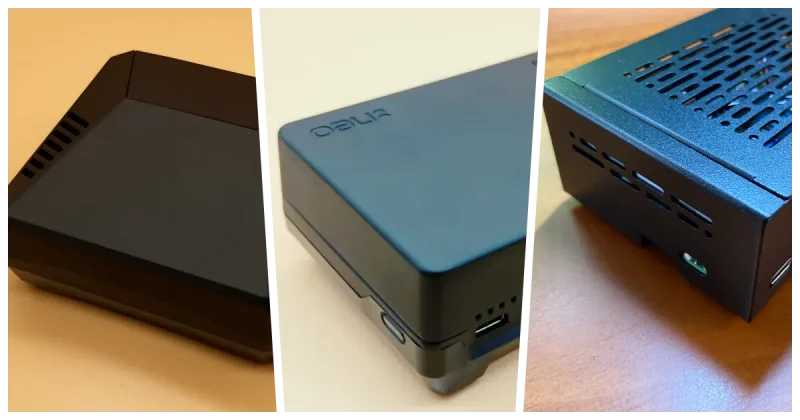 Pi 5 NVME接続のSSDドライブ対応ケース3種類