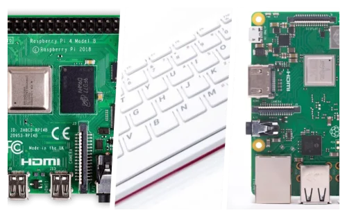 Raspberry Pi 400、4B、3B+の比較