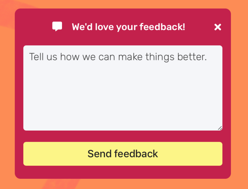 feedback