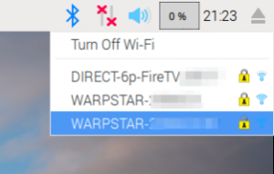 Wi-Fi接続完了